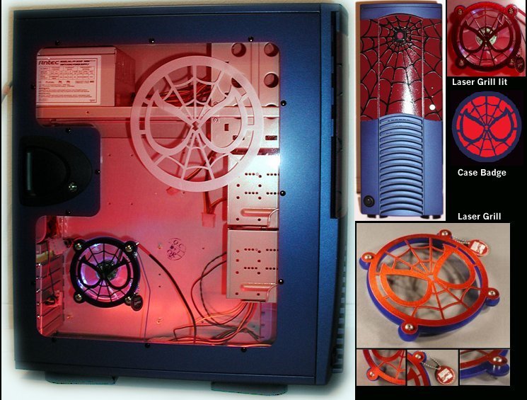 spiderman pc case